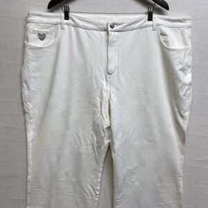 Dream Jeannes by Quacker Factory White Capri Women's 28W Stretch